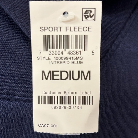 NWT Karen Scott Sport Fleece Pullover Sz Med - Picture 3 of 4